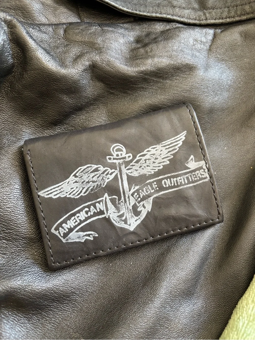 American Eagle Outfitters small black leather wallet
